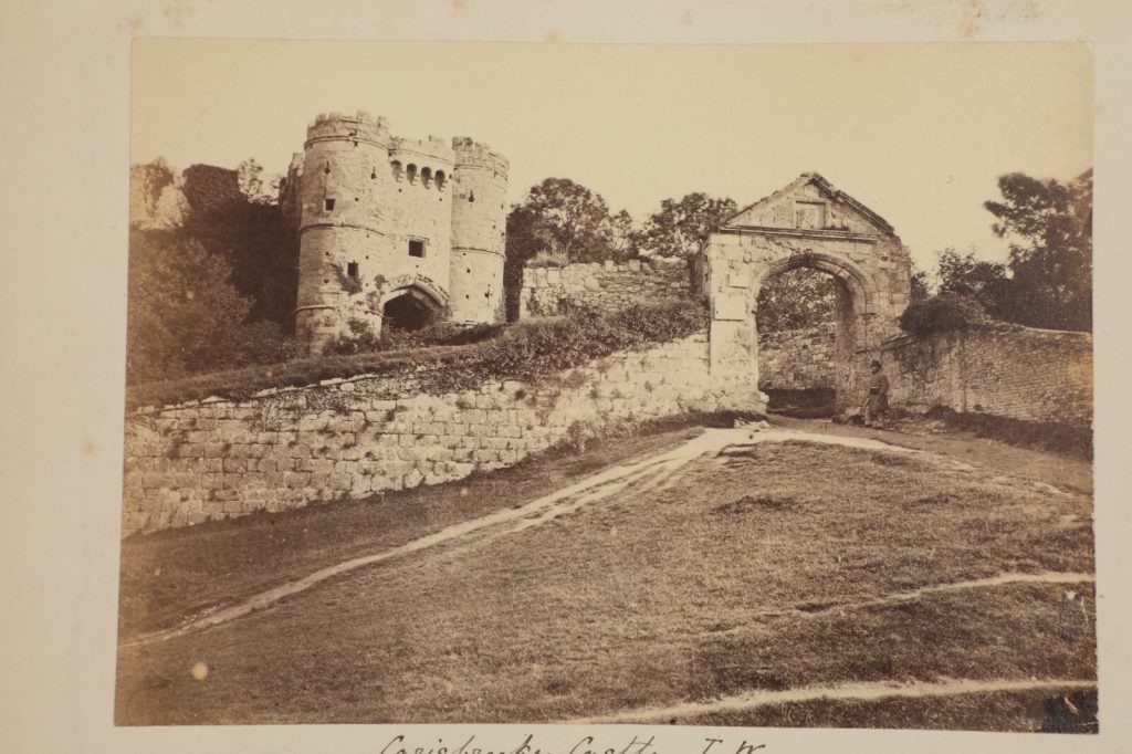 photo albumine Château de Carisbrooke Keep, sur l'île de Wight format 13X17CM