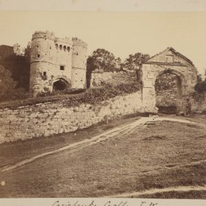 photo albumine  Château de Carisbrooke Keep, sur l'île de Wight format 13X17CM