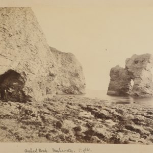 photo albumine  ARCHED ROCK, sur l'île de Wight format  15X20cm