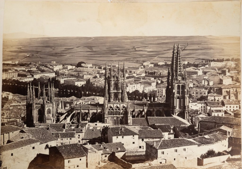 Albumine Espagne Cathédrale Sainte-Marie de Burgos 25X34cm 1880 JEAN LAURENT