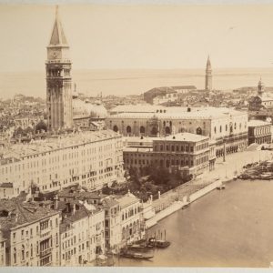 PHOTO  Albumine	Italie	Saint Marc Venise	19,5X26cm	1880