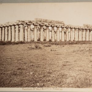 TIRAGE PHOTO Albumine Italie Paestum Temple 18X26cm