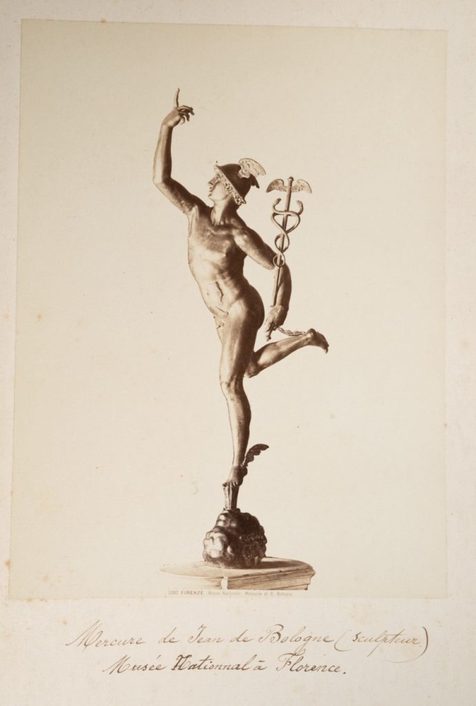 TIRAGE PHOTO Albumine	Italie	FLORENCE STATUE	19X25cm	1880