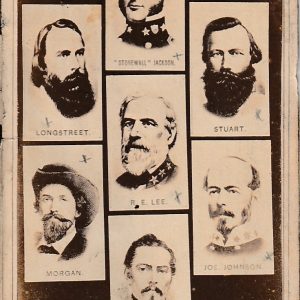 photo CDV albumine mosaïque généraux américains SUDISTES "GENERALS OF THE SOUTH"
