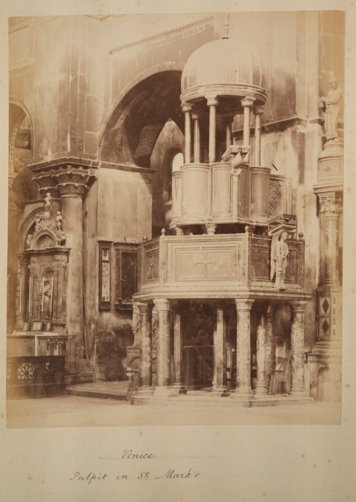 PHOTO Albumine	Italie	VENISE SAINT-MARC	20X24cm	1870