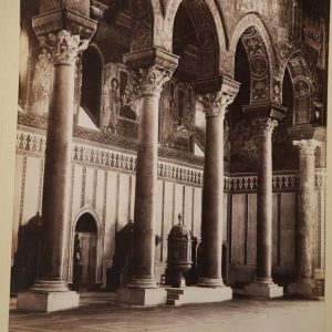 PHOTO Albumine Italie Sicile Monreal Duomo 20X25cm 1880 Sommer