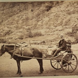 TIRAGE PHOTO Albumine	Europe	Carriole Probable Norvège animé	14X18cm	1870