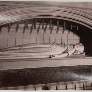 PHOTO Albumine Royaume Unis Tombe de la princesse Elizabeth Newpoth 10X14cm 1880