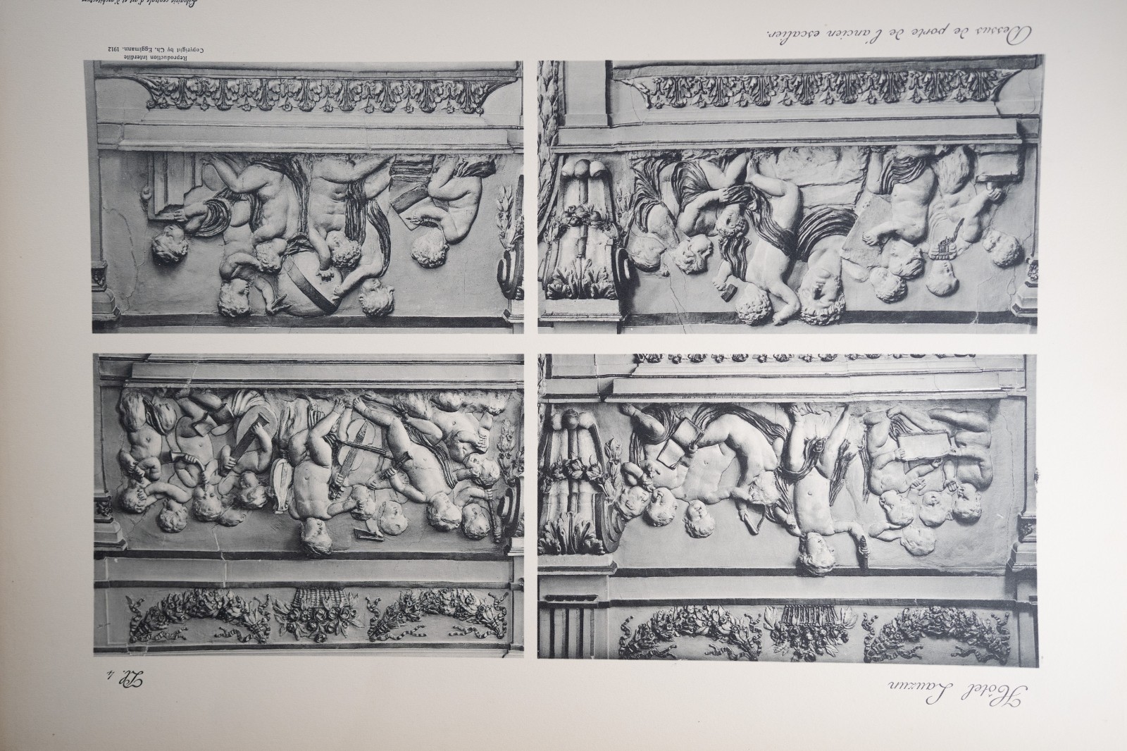 photo Heliogravure 31 planches de l'hotel Lauzun Paris 33X46cm 1910 Egimmann – Image 5