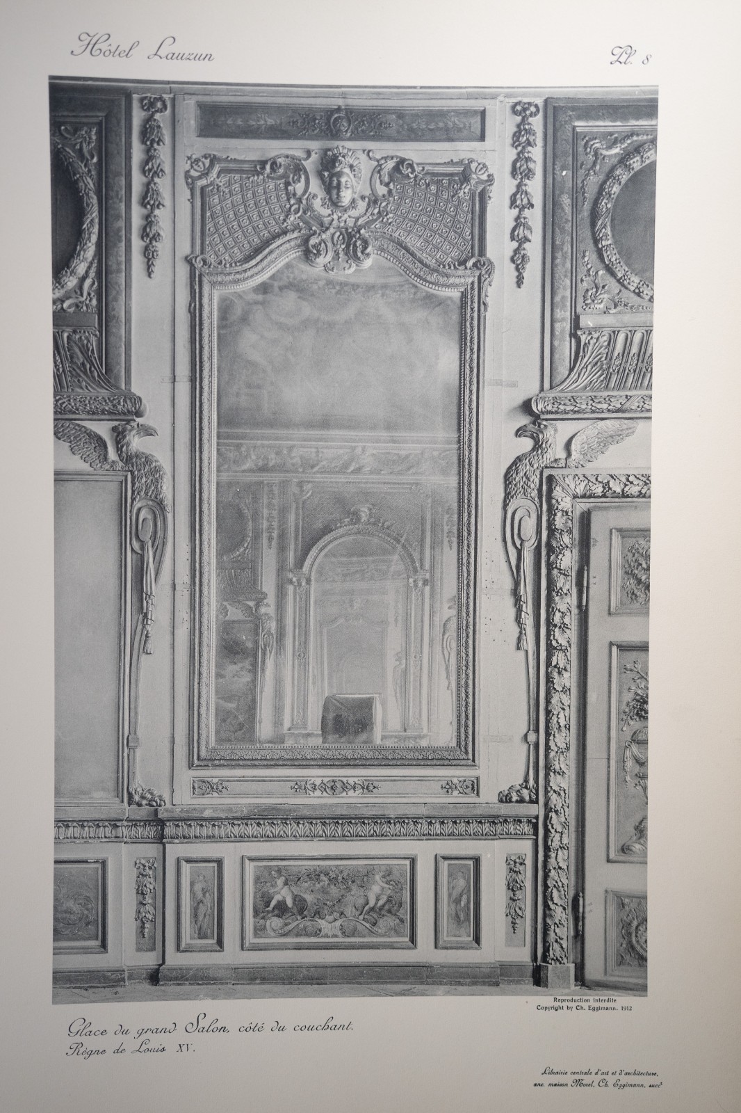 photo Heliogravure 31 planches de l'hotel Lauzun Paris 33X46cm 1910 Egimmann – Image 8