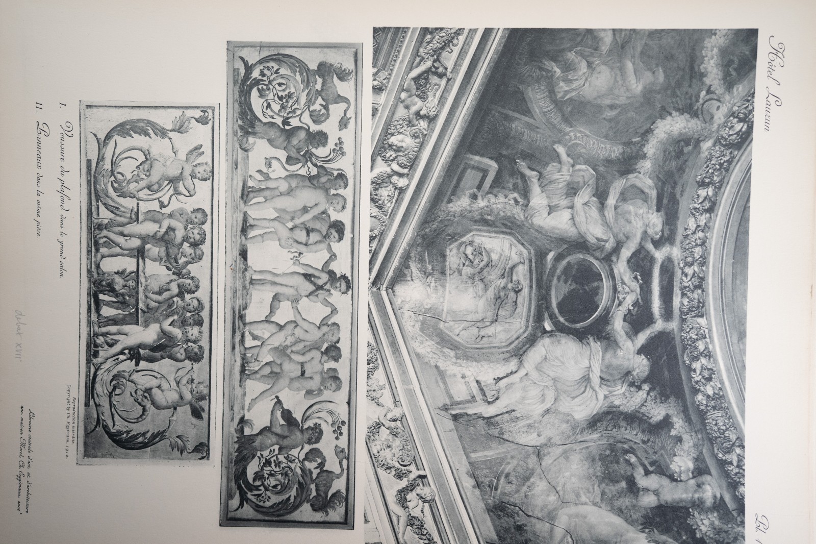 photo Heliogravure 31 planches de l'hotel Lauzun Paris 33X46cm 1910 Egimmann – Image 10