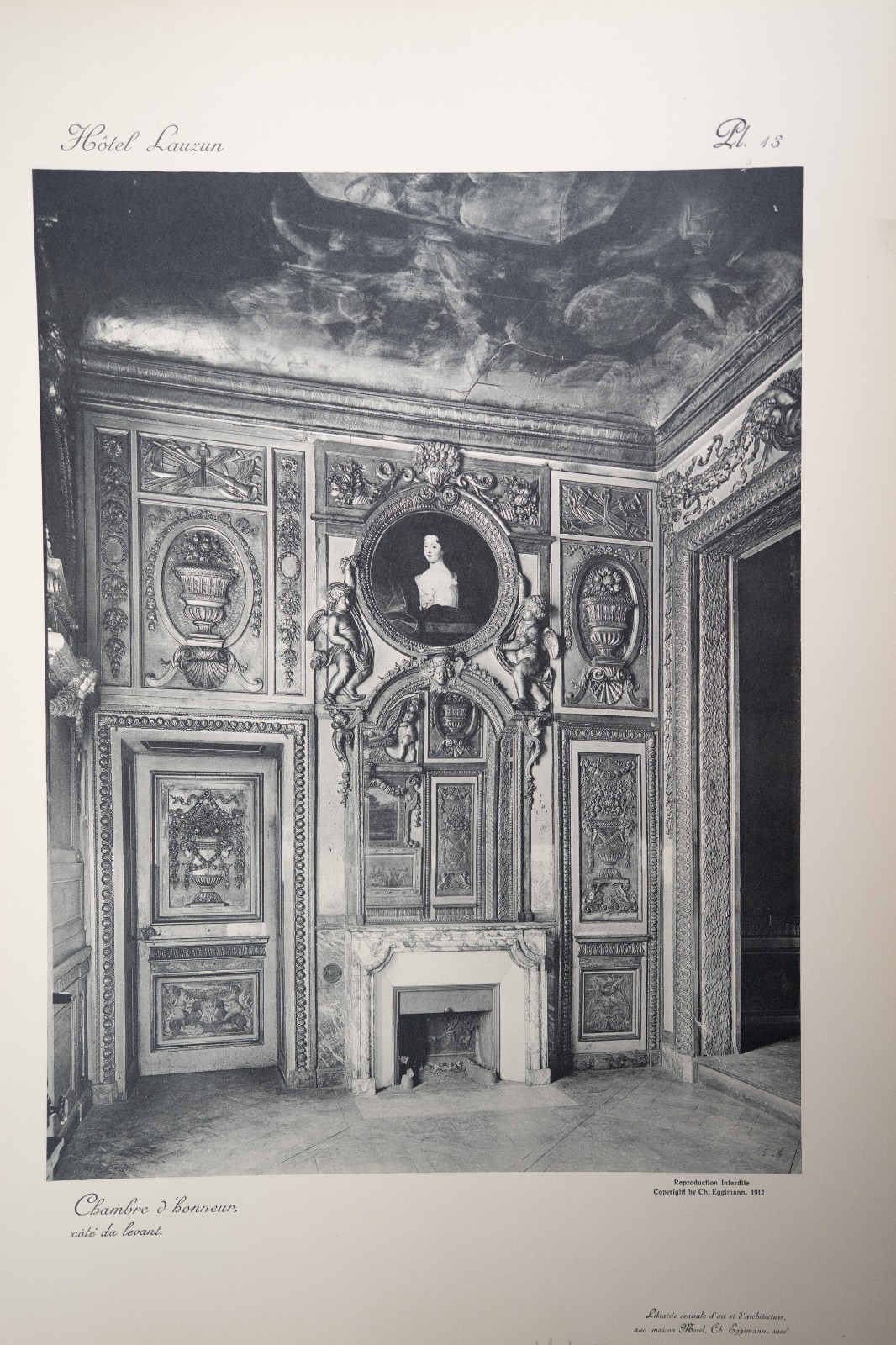 photo Heliogravure 31 planches de l'hotel Lauzun Paris 33X46cm 1910 Egimmann – Image 13