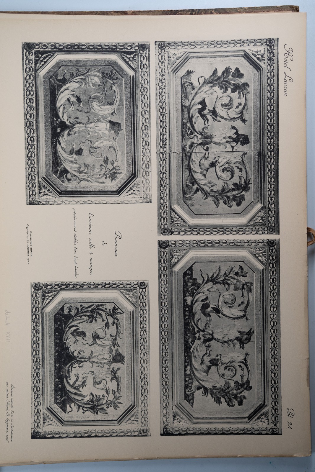 photo Heliogravure 31 planches de l'hotel Lauzun Paris 33X46cm 1910 Egimmann – Image 24