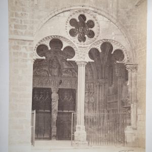 PHOTO Albumine France Cathédrale de Bourges 19X24cm 1860 Franck de Villecholle