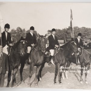 PHOTO Argentique	France	Equitation cheval saut d'obstacles		1970 30X40cm