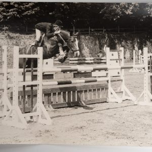 PHOTO Argentique	France	Equitation cheval saut d'obstacles		1970 30X40cm