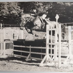 PHOTO Argentique	France	Equitation cheval saut d'obstacles		1970 30X40cm
