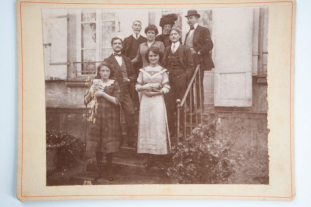 PHOTO citrate France Famille bourgeoise CARTE CABINET 1910