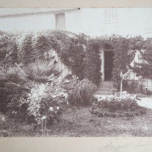 PHOTO Albumine France	Maison bourgeoise Loudun? Emmanuel Mergault	17x23CM	1890