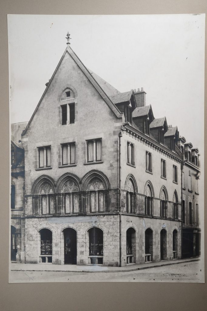 TIRAGE PHOTO	Argentique	France	Chartres maison du XIIIe siècle	29X40cm	1930
