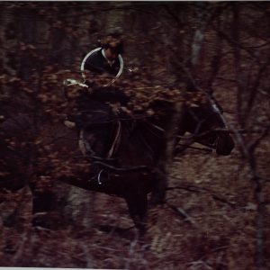 PHOTO Argentique	France	chasse à courre vénerie cheval 24x30cm	1970