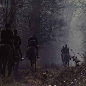 PHOTO Argentique	France	chasse à courre vénerie cheval 24x30cm	1970