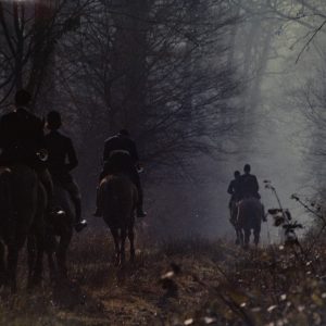 PHOTO Argentique	France	chasse à courre vénerie cheval 24x30cm	1970
