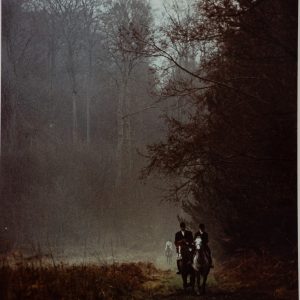 PHOTO Argentique	France	chasse à courre vénerie cheval 24x30cm	1970
