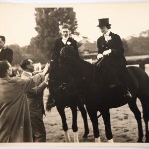 PHOTO Argentique	France	Chevaux de concours saut d'obstacle	18X24cm	1930