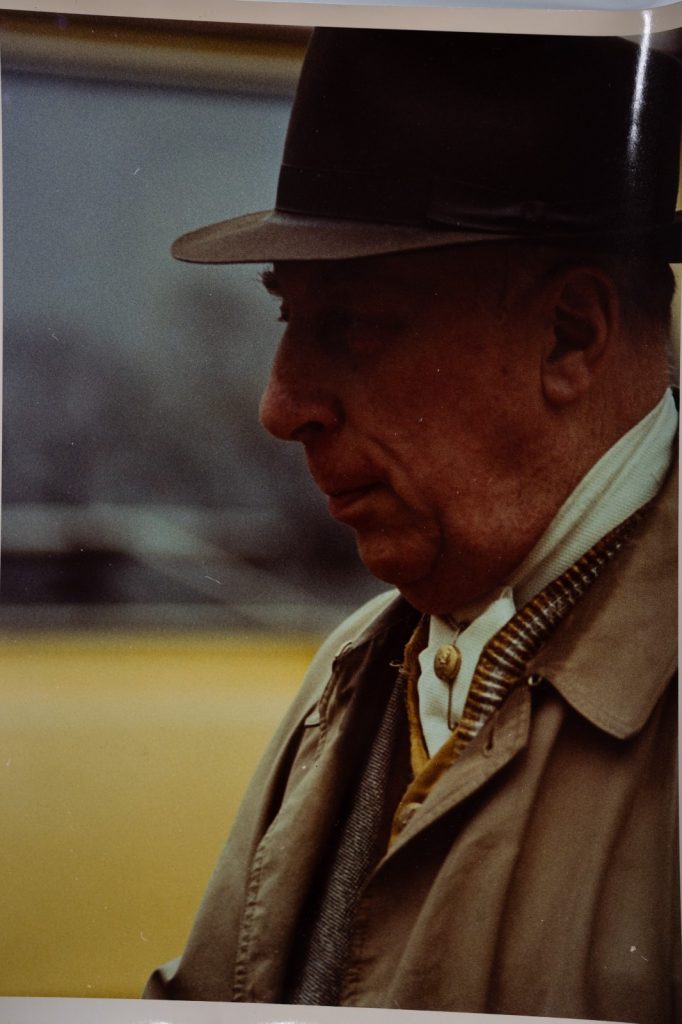 PHOTO Argentique France chasse à courre vénerie cheval portrait 24x30cm 1970