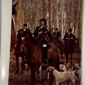 PHOTO Argentique France chasse à courre vénerie cheval 20X30cm 1970