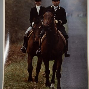 PHOTO Argentique France chasse à courre vénerie cheval 17X23cm 1970