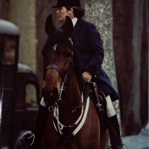 PHOTO Argentique	France	chasse à courre vénerie cheval 24x30cm	1970