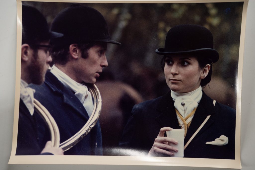 PHOTO Argentique France chasse à courre vénerie cheval 17X23cm 1970