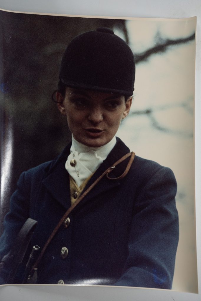 PHOTO Argentique France chasse à courre vénerie cheval 17X23cm 1970