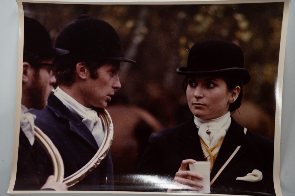 PHOTO Argentique France chasse à courre vénerie cheval 17X23cm 1970