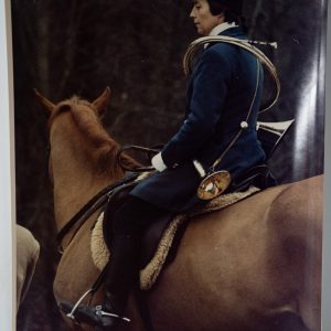 PHOTO Argentique France chasse à courre vénerie cheval 17X23cm 1970