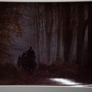 PHOTO Argentique France chasse à courre vénerie cheval 17X23cm 1970
