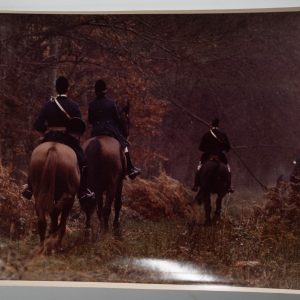 PHOTO Argentique France chasse à courre vénerie cheval 17X23cm 1970