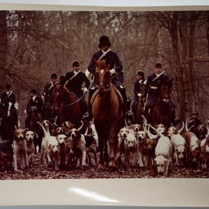 PHOTO Argentique France chasse à courre vénerie cheval 14X22cm 1970