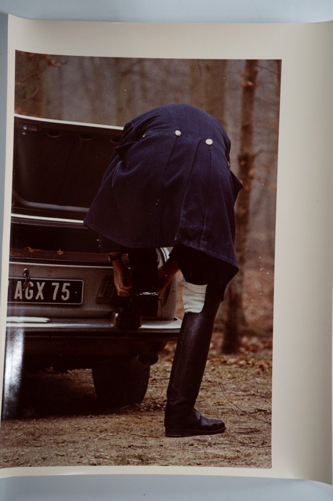 PHOTO Argentique France chasse à courre vénerie cheval 14X22cm 1970