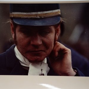 PHOTO Argentique France chasse à courre vénerie cheval 14X22cm 1970