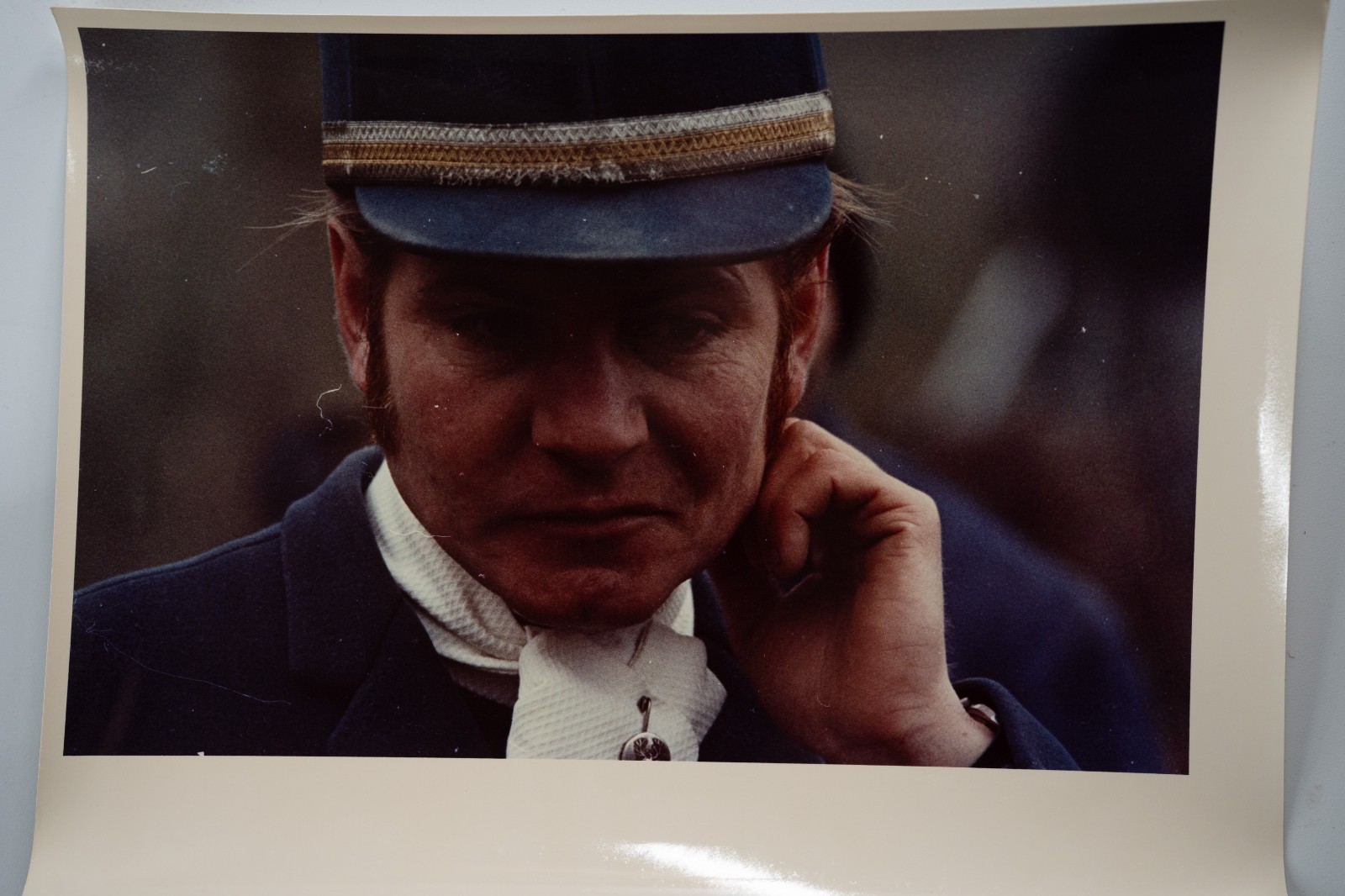 PHOTO Argentique France chasse à courre vénerie cheval 14X22cm 1970