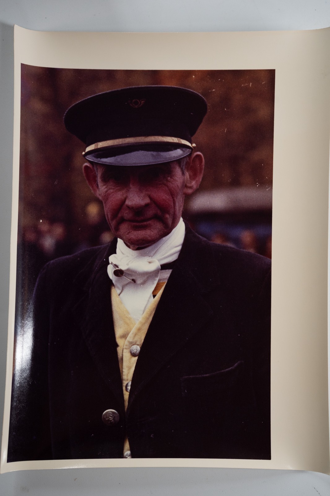 PHOTO Argentique France chasse à courre vénerie cheval 14X22cm 1970