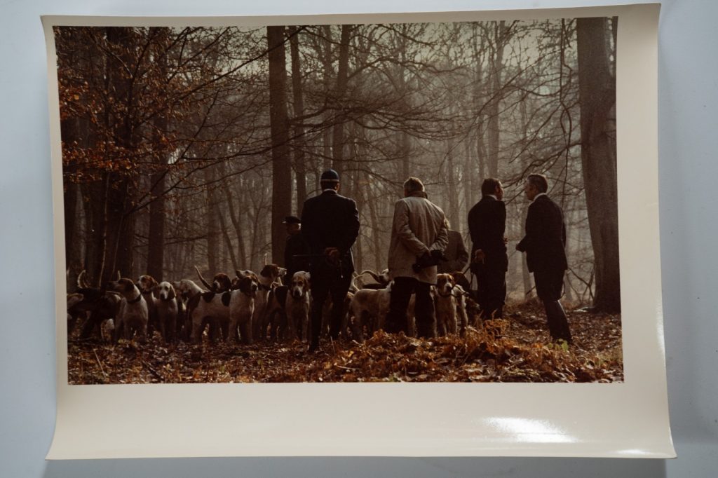 PHOTO Argentique France chasse à courre vénerie cheval 14X22cm 1970