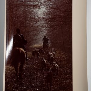 PHOTO Argentique France chasse à courre vénerie cheval 14X22cm 1970