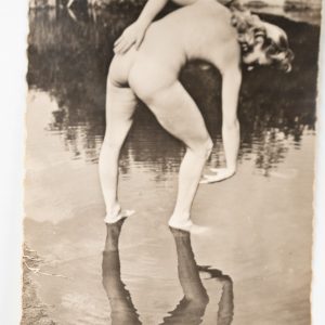 TIRAGE PHOTO	D'éditeur Argentique	PINUP FEMME NUE NU ARTISTIQUE	9X14cm	1950