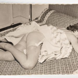 TIRAGE PHOTO	D'éditeur Argentique	PINUP FEMME NUE NU ARTISTIQUE	9X14cm	1950