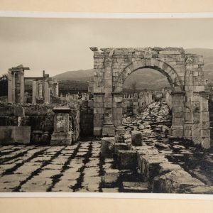 TIRAGE PHOTO Argentique Algérie RUINE DE Timgad 18X24cm 1910