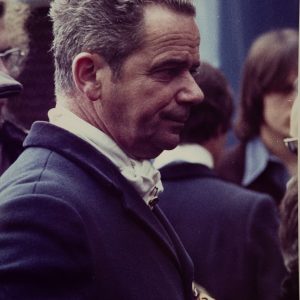 PHOTO Argentique	France	chasse à courre vénerie cheval portrait 24x30cm	1970